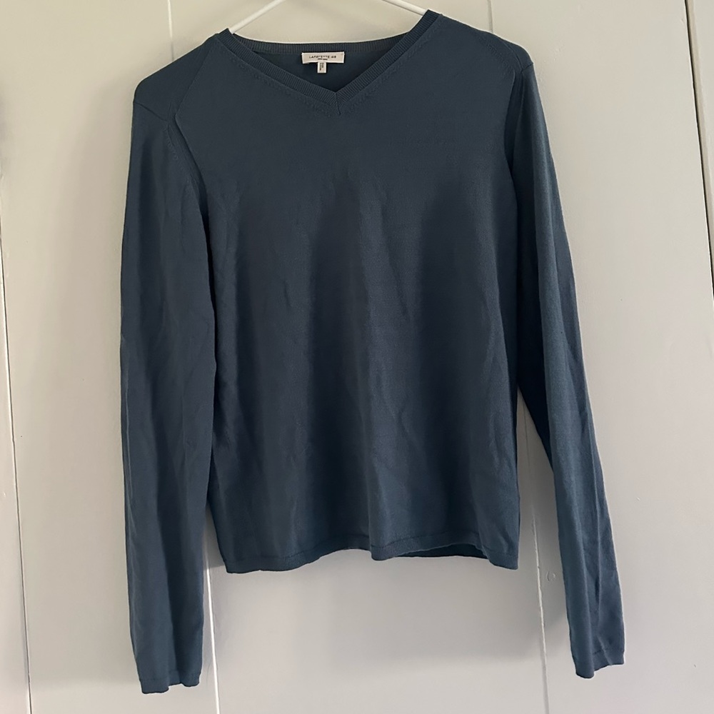 LAFAYETTE 148 NEW YORK - Blue Grey Sweater